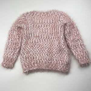 Girls Anko, fluffy stretchy sweater / jumper, EUC, size 3,  