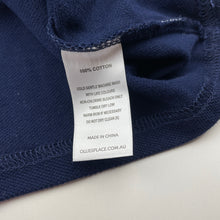 Load image into Gallery viewer, Boys Ollie's Place, navy cotton polo shirt top, EUC, size 7,  