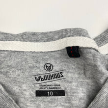 Load image into Gallery viewer, Boys Bauhaus, grey cotton tee / top, GUC, size 10,  