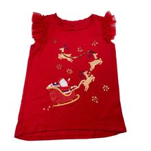 Load image into Gallery viewer, Girls Anko, cotton Christmas tee / top, GUC, size 8,  
