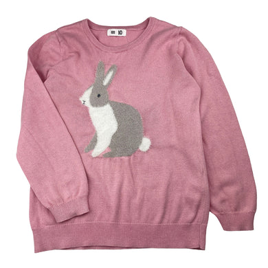 Girls Cotton On, knitted sweater / jumper, rabbit, FUC, size 10,  