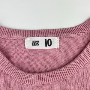 Girls Cotton On, knitted sweater / jumper, rabbit, FUC, size 10,  