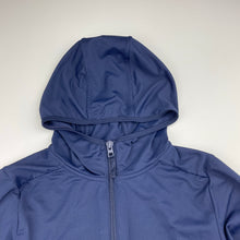 Load image into Gallery viewer, Unisex Uniqlo, navy lightweight zip up hooded top, EUC, size 5-6,  