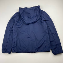 Load image into Gallery viewer, Unisex Uniqlo, navy lightweight zip up hooded top, EUC, size 5-6,  