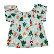 Load image into Gallery viewer, Girls B&amp;L, cotton Christmas tee / top, GUC, size 7,  