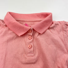 Load image into Gallery viewer, Girls Pinkabuds, pink cotton polo shirt top, FUC, size 6-7,  