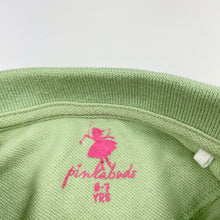 Load image into Gallery viewer, Girls Pinkabuds, green cotton polo shirt top, FUC, size 6-7,  