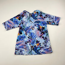 Load image into Gallery viewer, Girls CUPID GIRL, floral short sleeve rashie / swim top, EUC, size 3,  