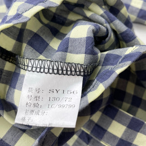Girls Conny Style, checked lightweight long sleeve shirt, EUC, size 7-8,  
