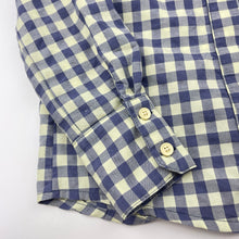 Load image into Gallery viewer, Girls Conny Style, checked lightweight long sleeve shirt, EUC, size 7-8,  