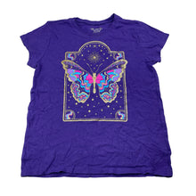 Load image into Gallery viewer, Girls The Place, lightweight cotton tee / top, butterfly, FUC, size 7-8,  