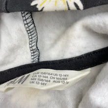 Load image into Gallery viewer, Girls H&amp;M, floral fleece lined lightweight hoodie sweater, EUC, size 13-14,  