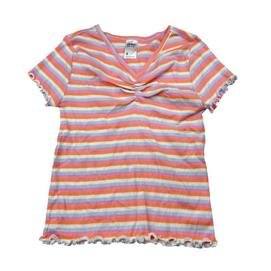 Girls Anko, stretchy ribbed tee / top, EUC, size 8,  