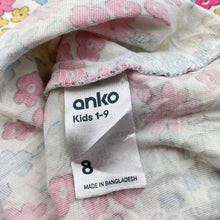 Load image into Gallery viewer, Girls Anko, floral cotton tee / top, FUC, size 8,  