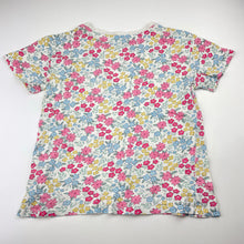 Load image into Gallery viewer, Girls Anko, floral cotton tee / top, FUC, size 8,  