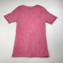 Load image into Gallery viewer, Girls Cotton On, ribbed metallic stripe tee / top, GUC, size 7,  