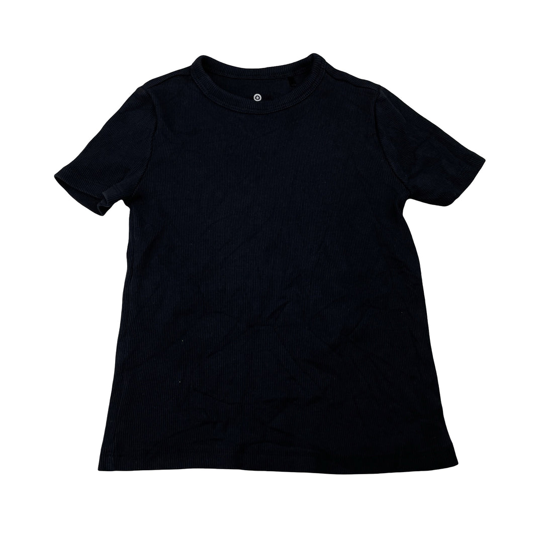 Girls Target, ribbed organic cotton blend tee / top, EUC, size 8,  
