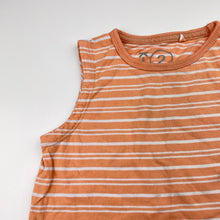 Load image into Gallery viewer, Boys KID, striped cotton singlet / tank top, FUC, size 2,  
