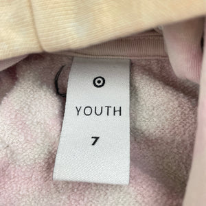 Girls Target, tie dyed hoodie sweater, FUC, size 7,  