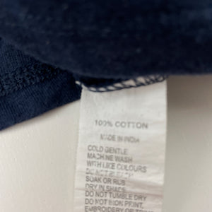 Girls Milkshake, navy cotton long sleeve top, unicorn, GUC, size 6,  