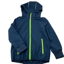 Load image into Gallery viewer, Boys H&amp;M, navy fleece lined neoprene jacket, GUC, size 6,  
