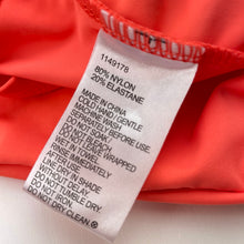 Load image into Gallery viewer, Boys Tilt, orange short sleeve rashie / swim top, discolouration, FUC, size 6,  