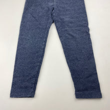 Load image into Gallery viewer, Girls Target, blue marle stretchy leggings, GUC, size 3,  