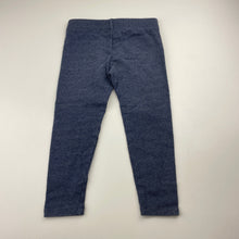 Load image into Gallery viewer, Girls Target, blue marle stretchy leggings, GUC, size 3,  