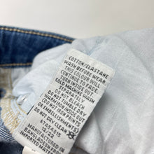Load image into Gallery viewer, Girls Target, MOM distressed stretch denim jeans, adjustable, Inside leg: 67cm, GUC, size 14,  