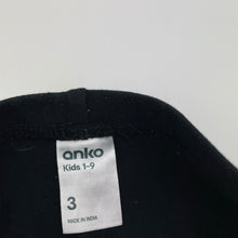 Load image into Gallery viewer, Girls Anko, black stretchy leggings, FUC, size 3,  