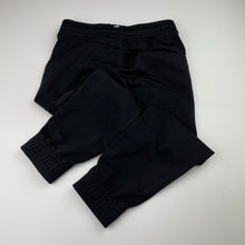 Load image into Gallery viewer, Boys Puma, black track pants, elasticated, Inside leg: 46cm, FUC, size 5-6,  