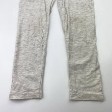 Load image into Gallery viewer, Girls Favourites, grey marle Aust cotton blend leggings, Inside leg: 39cm, GUC, size 4,  