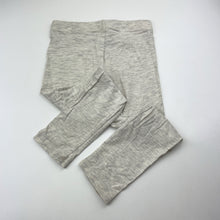 Load image into Gallery viewer, Girls Favourites, grey marle Aust cotton blend leggings, Inside leg: 39cm, GUC, size 4,  