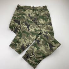 Load image into Gallery viewer, Boys Cotton On, camo print lightweight cotton pants, elasticated, Inside leg: 51cm, FUC, size 8,  