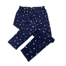 Load image into Gallery viewer, Girls Milkshake, navy Christmas leggings, Inside leg: 44cm, GUC, size 6,  
