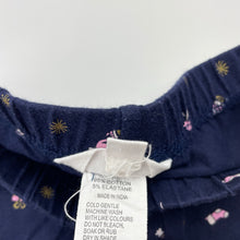 Load image into Gallery viewer, Girls Milkshake, navy Christmas leggings, Inside leg: 44cm, GUC, size 6,  