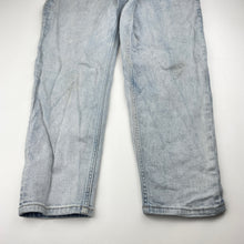 Load image into Gallery viewer, Girls Target, MOM stretch denim jeans, adjustable, Inside leg: 67cm, light marks knees, FUC, size 16,  