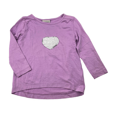 Girls Emerson, cotton long sleeve tee / top, FUC, size 2,  