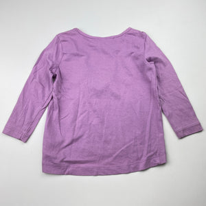 Girls Emerson, cotton long sleeve tee / top, FUC, size 2,  