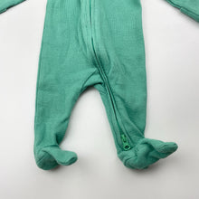 Load image into Gallery viewer, Unisex Target, organic cotton blend zip coverall / romper, GUC, size 0000,  
