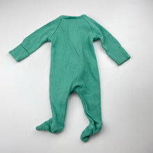 Load image into Gallery viewer, Unisex Target, organic cotton blend zip coverall / romper, GUC, size 0000,  