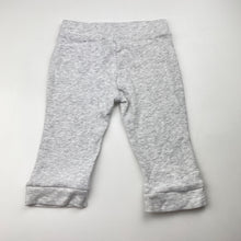 Load image into Gallery viewer, Unisex Higgledee, grey marle ribbed stretchy pants / bottoms, GUC, size 0,  