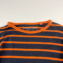 Load image into Gallery viewer, Boys Next, striped cotton long sleeve tee / top, FUC, size 2-3,  