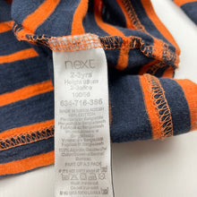 Load image into Gallery viewer, Boys Next, striped cotton long sleeve tee / top, FUC, size 2-3,  