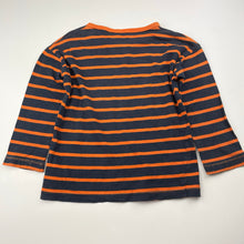 Load image into Gallery viewer, Boys Next, striped cotton long sleeve tee / top, FUC, size 2-3,  