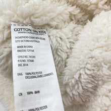 Load image into Gallery viewer, Girls Cotton On, fleece hooded jacket / coat, poppers, GUC, size 000,  