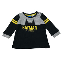 Load image into Gallery viewer, Boys DC Comics, Batman cotton long sleeve top, GUC, size 0,  