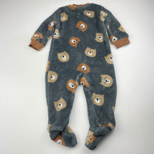 Load image into Gallery viewer, Boys Anko, soft fleece zip coverall / romper, GUC, size 00,  