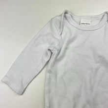 Load image into Gallery viewer, Unisex Baby Berry, white cotton bodysuit / romper, EUC, size 000,  