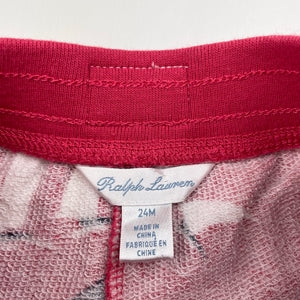Girls Ralph Lauren, cotton shorts, elasticated, GUC, size 2,  